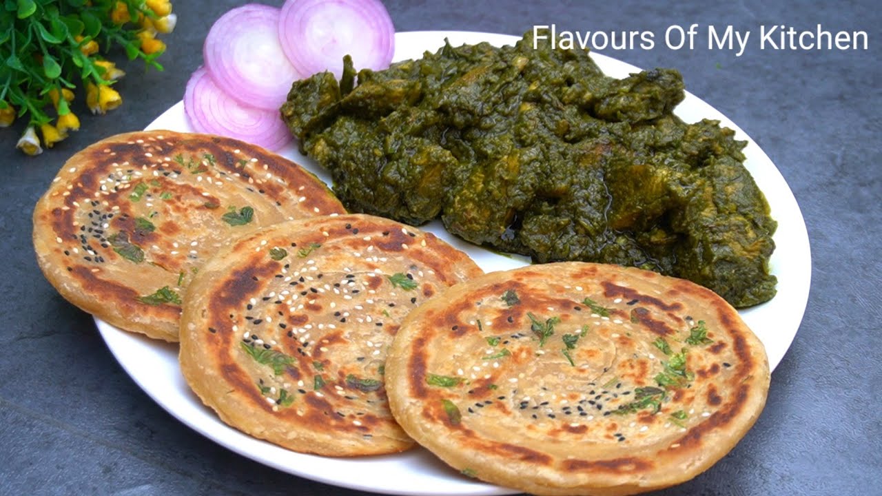 New Palak Tikka Boti with Atta Naan Paratha-Special Combo Recipe/लंच हो या डिनर ये कॉम्बो जरूर बनाना