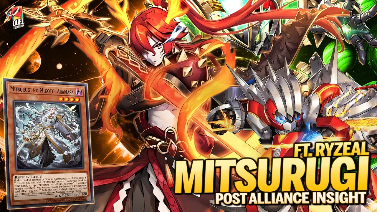 Deck Mitsurugi Ryzeal Post Alliance Insight |EDOPRO| Replays 🎮 + Decklist ✔️