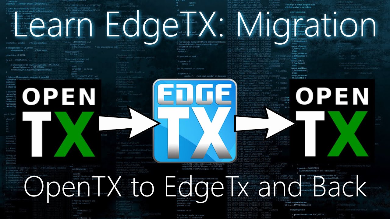 EdgeTX • Как перейти с OpenTX на EdgeTX и обратно на OpenTX