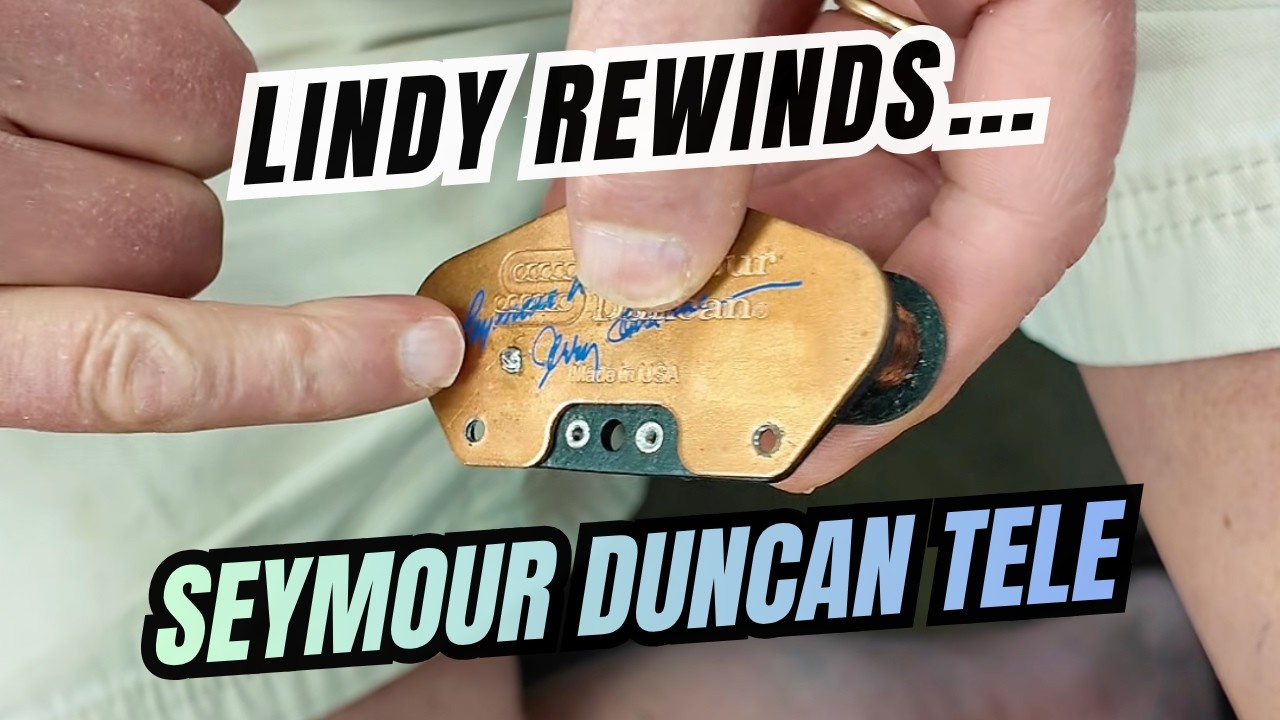 Lindy Fralin перематывает звукосниматель Seymour Duncan для Telecaster