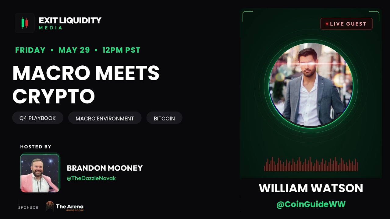 Macro Meets Crypto live with William Watson from @rumshq