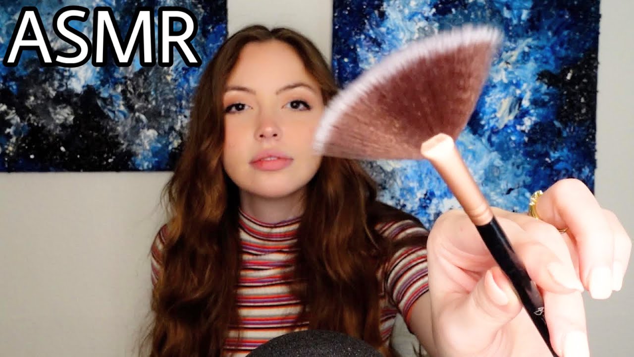 ASMR Face and Mic Brushing