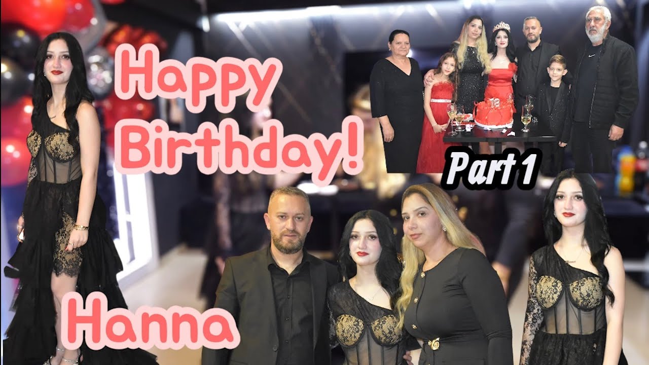18.RODJENDAN HANNA BORCA 2025 PART 1 //STUDIO DAKI 4K