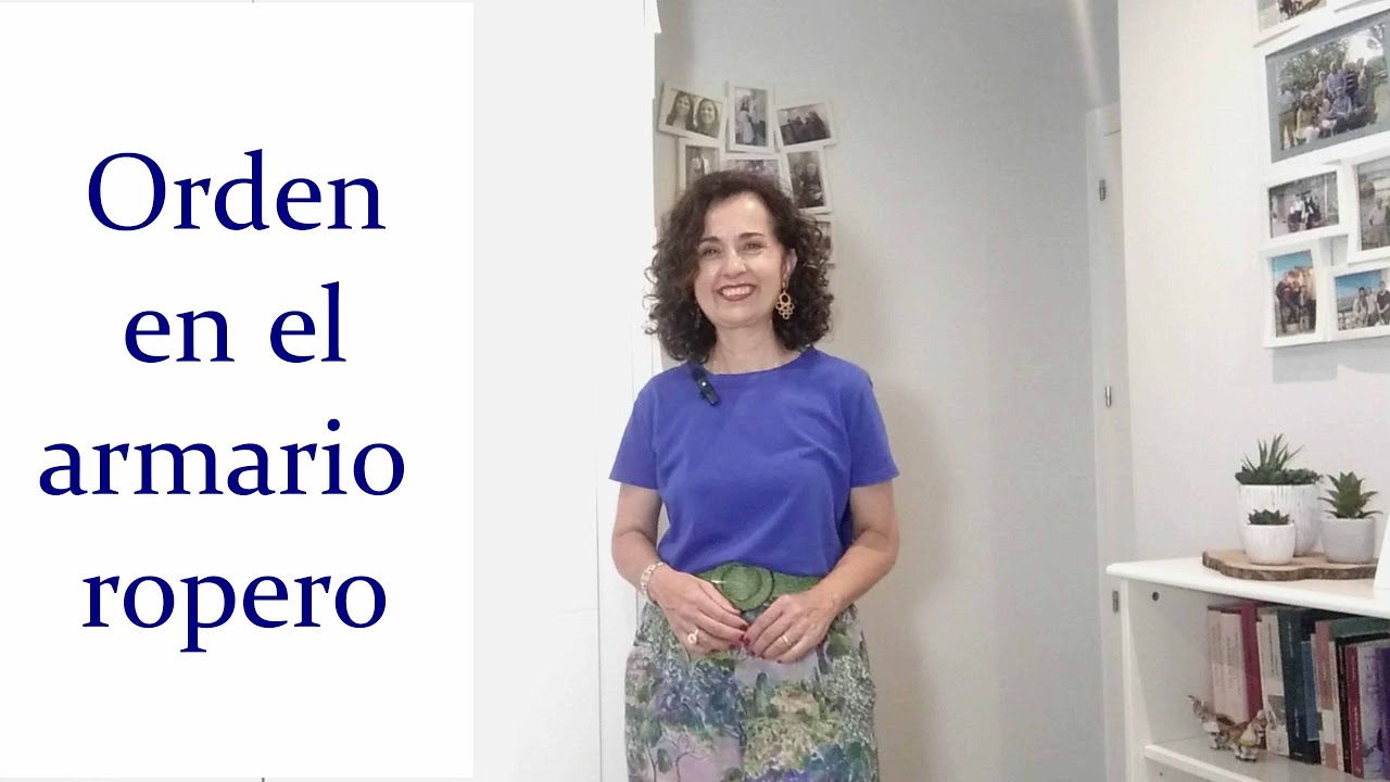Orden en el armario ropero