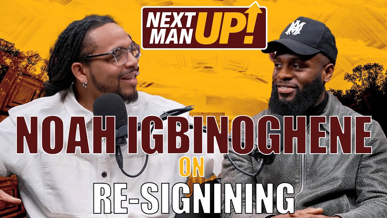 Noah Igbinoghene opens up about re-signing with the Washington Commanders | Next Man Up | NFL