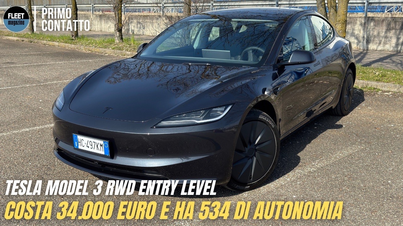 Tesla Model 3 RWD Entry Level: al volante della Tesla più efficiente di tutte