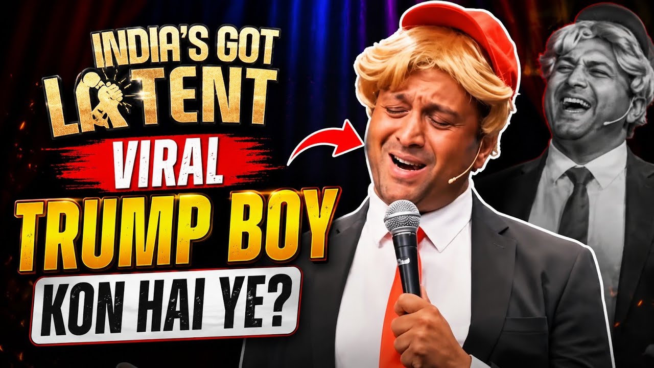 India's Got Latent Season 2 Viral Donald Trump Boy | Samay Raina Latent Show Viral Donald Trump Boy