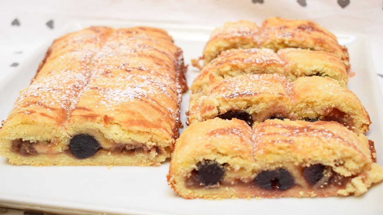 Biscotti deliziosi che si sciolgono in bocca! BISCOTTI DI FROLLA RIPIENI CON AMARENE E MARMELLATA