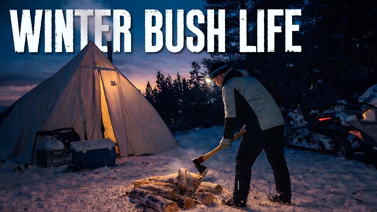Six Days on the Land | Winter Camping and Ice Fishing by Snowmobile in Northern Ontario