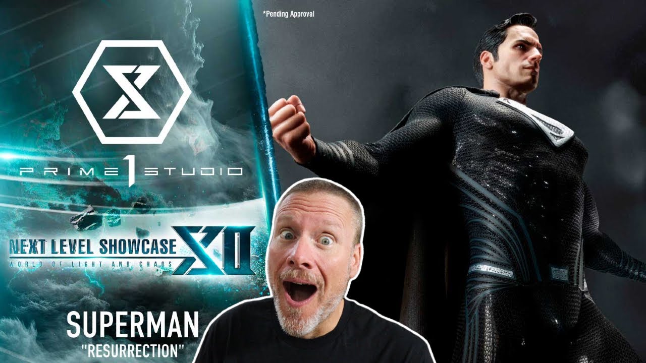 REACTION! SUPERMAN RESURRECTION  1/3 STATUE REVEALED AT PRIME 1 STUDIO NEXT EVENT