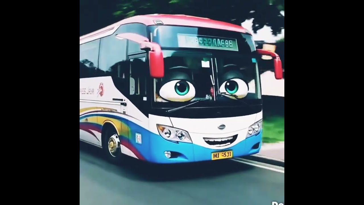 Perjalanan bus wisata dengan musik Pantura