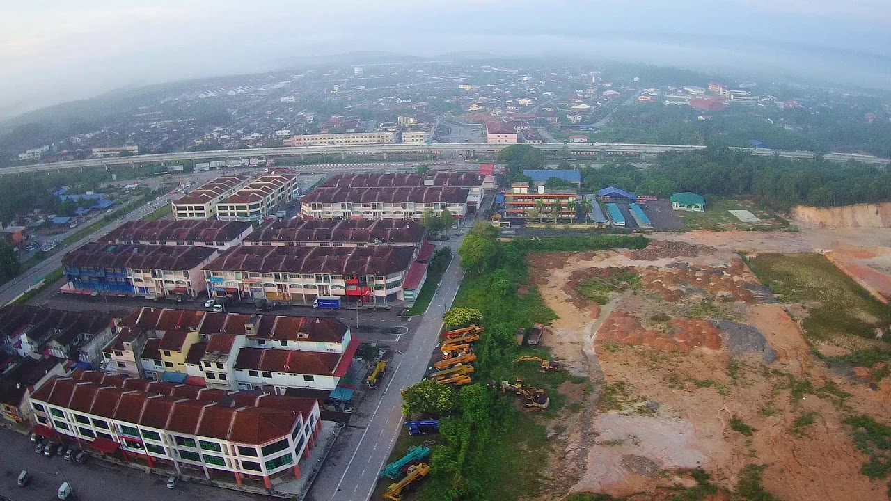 05052020 MORNING SEGAMAT . BIRD VIEW AROUND SEGAMAT BARU