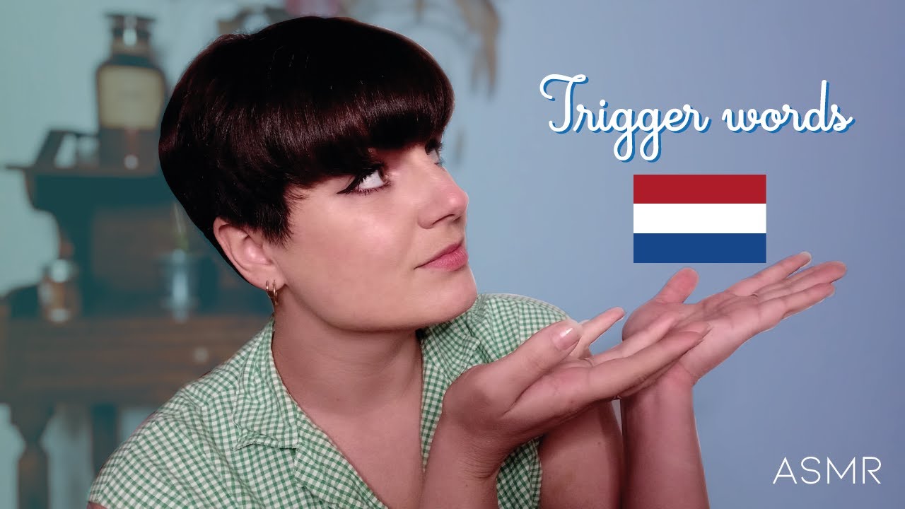 ASMR | Trying to speak Dutch 🇳🇱 I whisper trigger words in your ears (close up, accent)