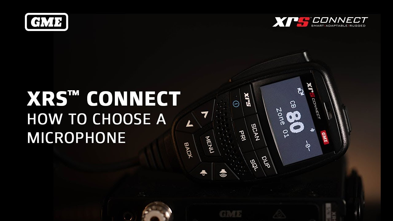 How to choose the perfect XRS microphone | GME