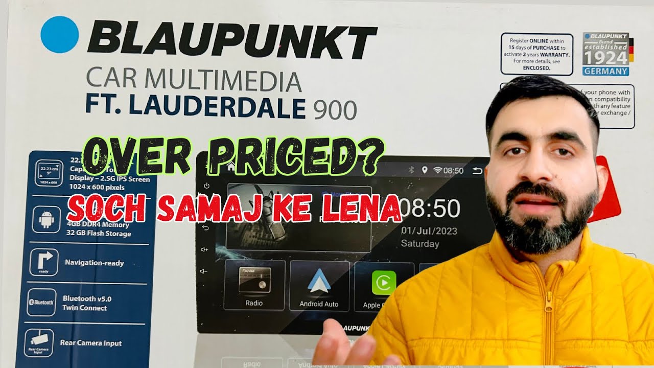 BLAUPUNKT FT.LAUDERDALE 900 Best Android Music System for Car ?Baleno/Glanza/Fronx/Grand Vitara?