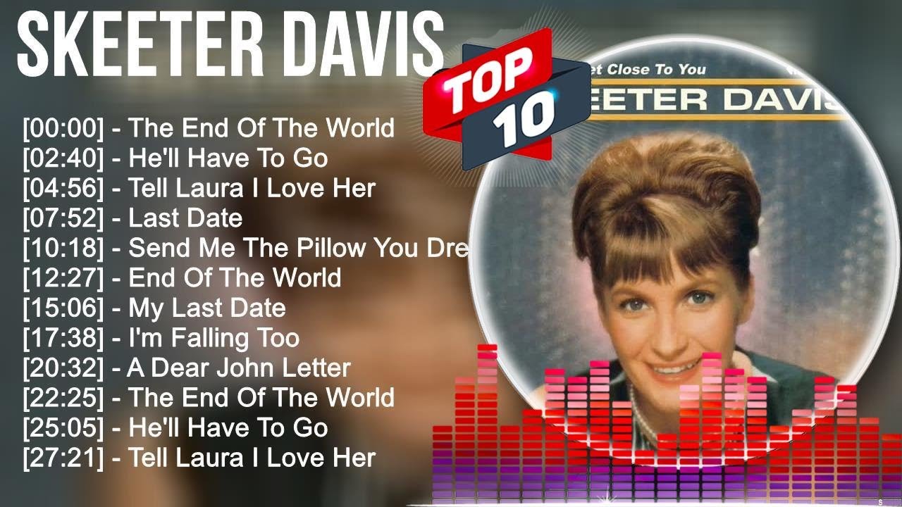 Skeeter Davis Greatest Hits ~ Top 100 Artists To Listen in 2022 & 2023