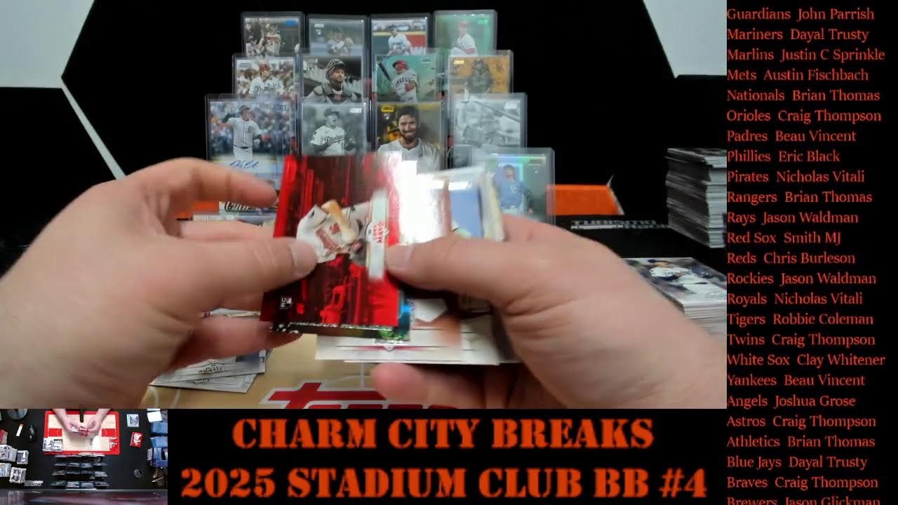 2025 Topps Stadium Club #4 - Half Case Hobby - Pick Your Team