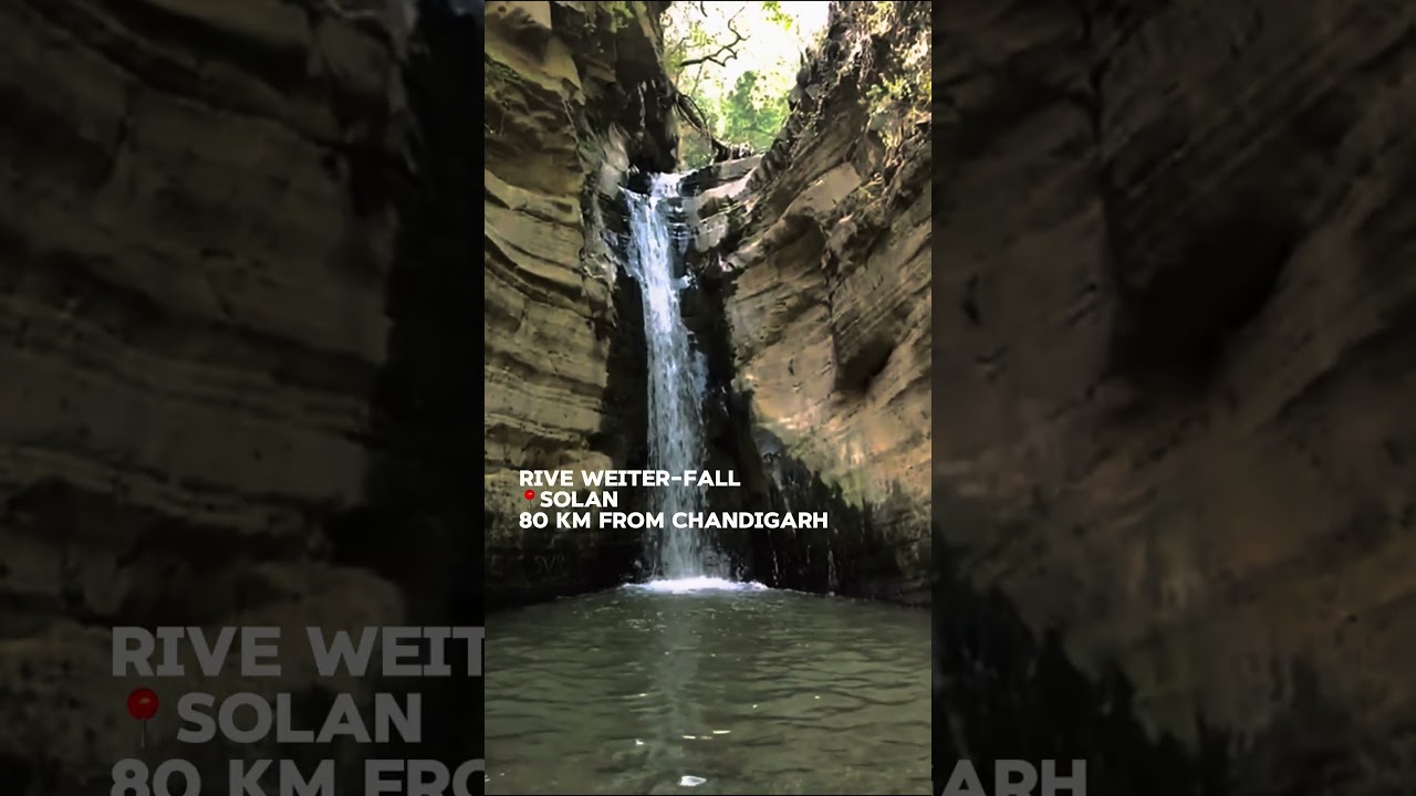 places to visit near Chandigarh#hiddengems  #waterfall #shorts #ytshorts  #summervacation #viral