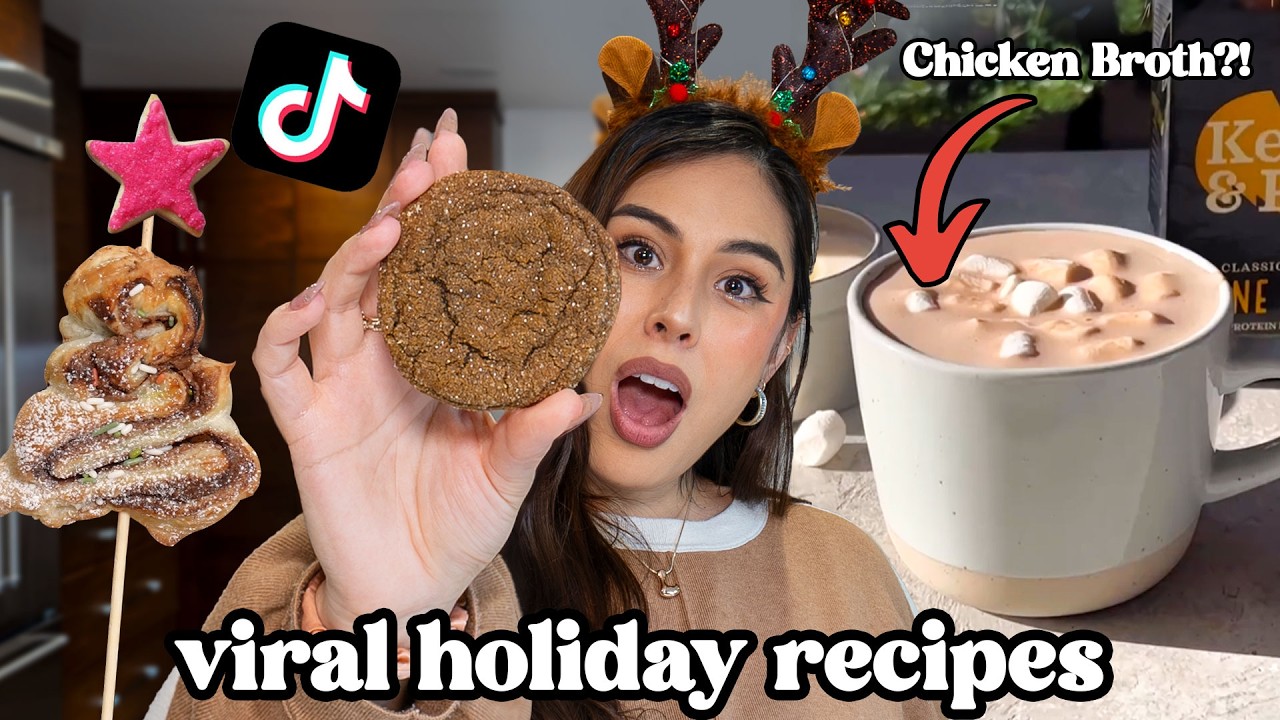 Testing VIRAL Holiday TikTok Recipes so you don't have to