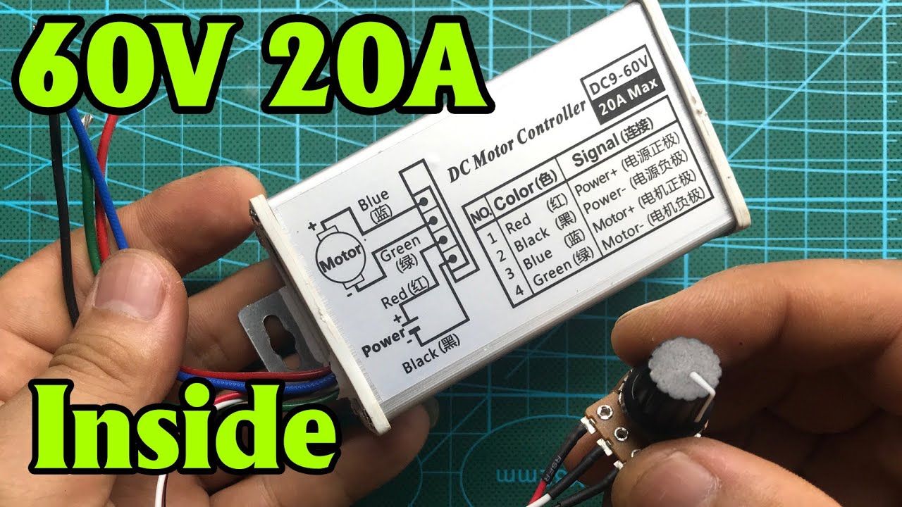 Inside Motor Controller 60V 20A | Copy Diagram
