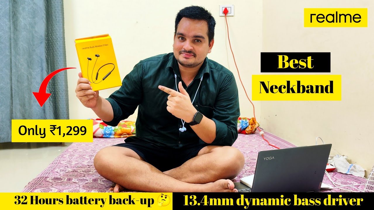 Perfect neckband|| 32Hours battery backup|| Realme #realme #realmeneckband #neckband