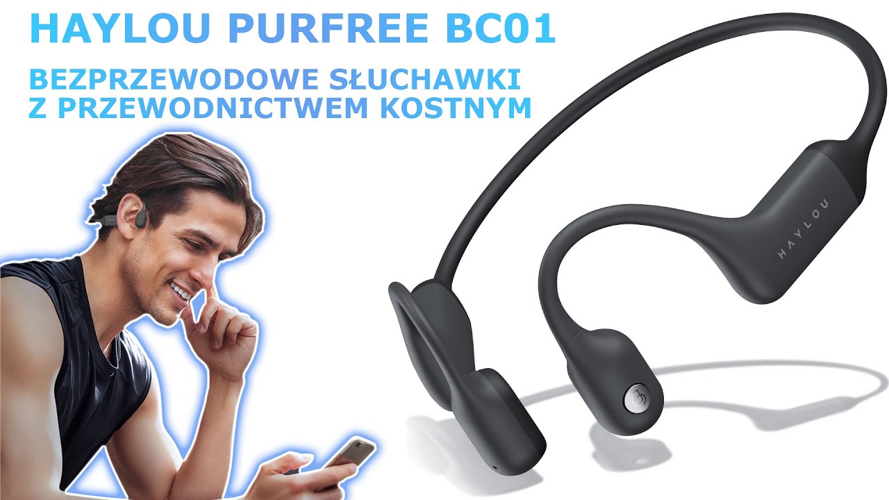 HAYLOU PurFree BC01 Bezprzewodowe słuchawki z przewodnictwem kostnym