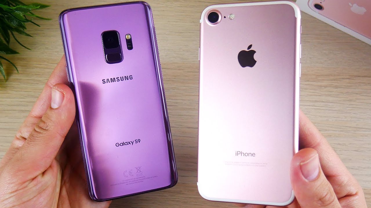 Galaxy S9 vs iPhone 7 Speed Test!