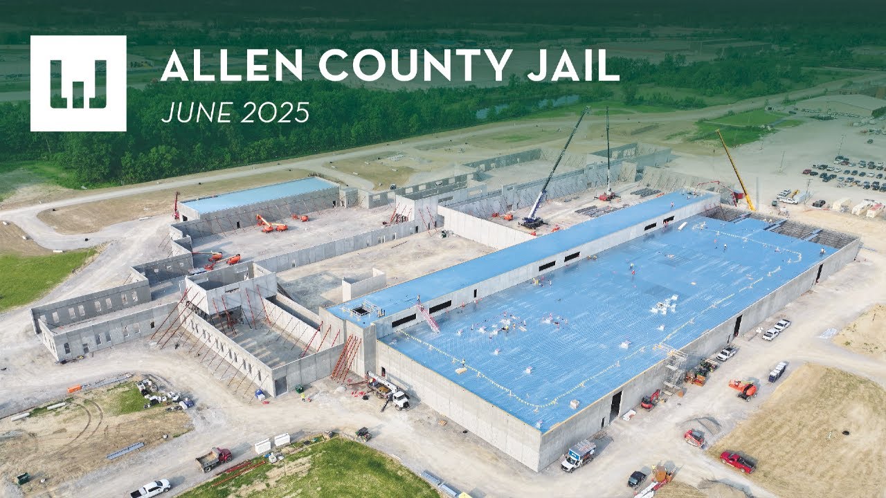 Allen County Jail - Construction Update (June 2025)