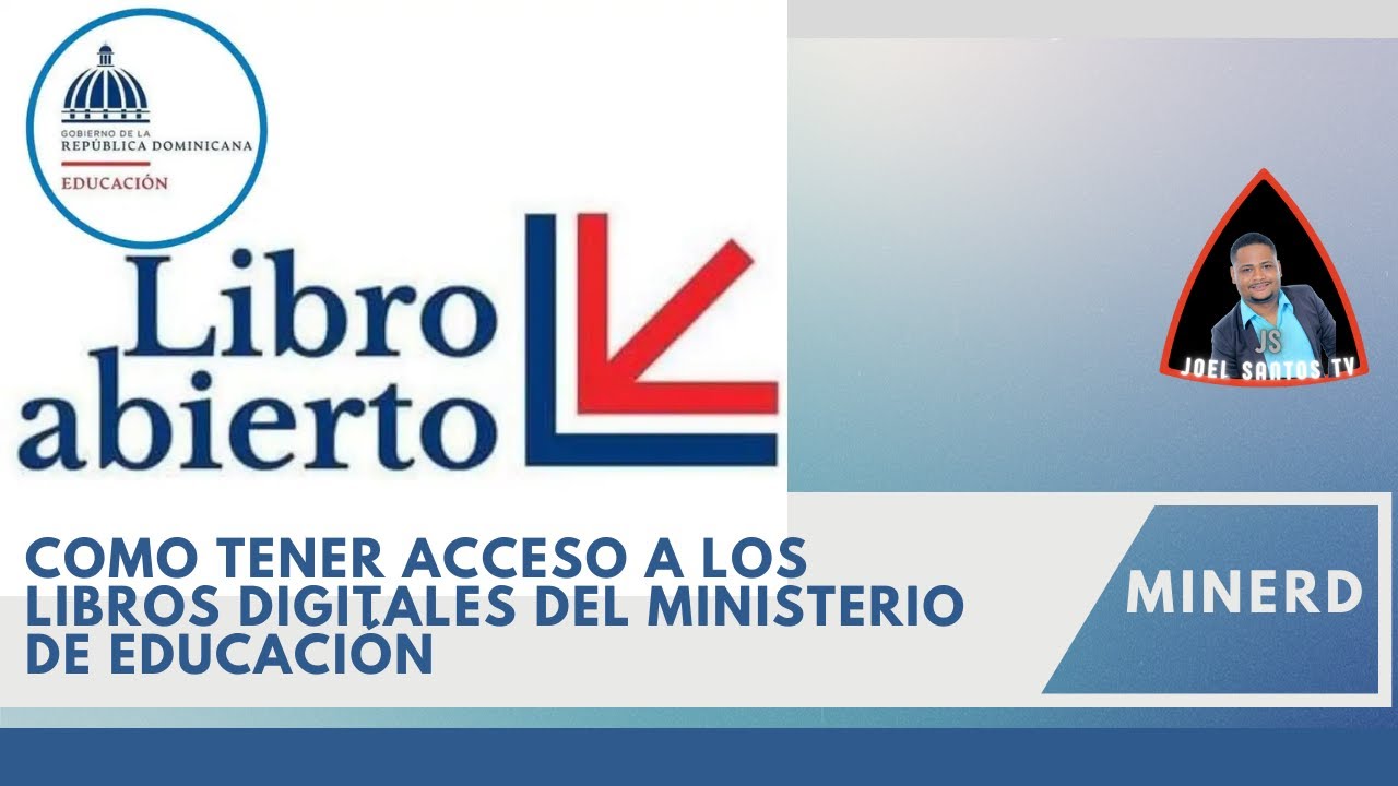 Como tener acceso a los libros digitales del Ministerio de Educación - Libro Abierto