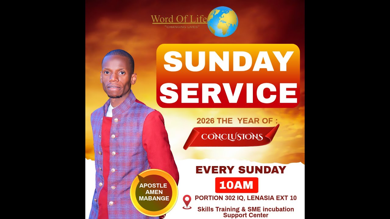 SUNDAY SERVICE WITH APOSTLE AMEN MABANGE