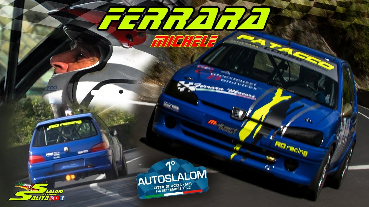 PEUGEOT 106 RALLYE RS PLUS ON BOARD SHOW // SLALOM UCRIA 2022 // FERRARA MICHELE