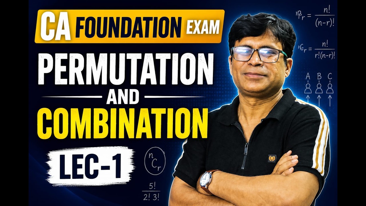 PERMUTATION COMBINATION CA FOUNDATION SEPT EXAM