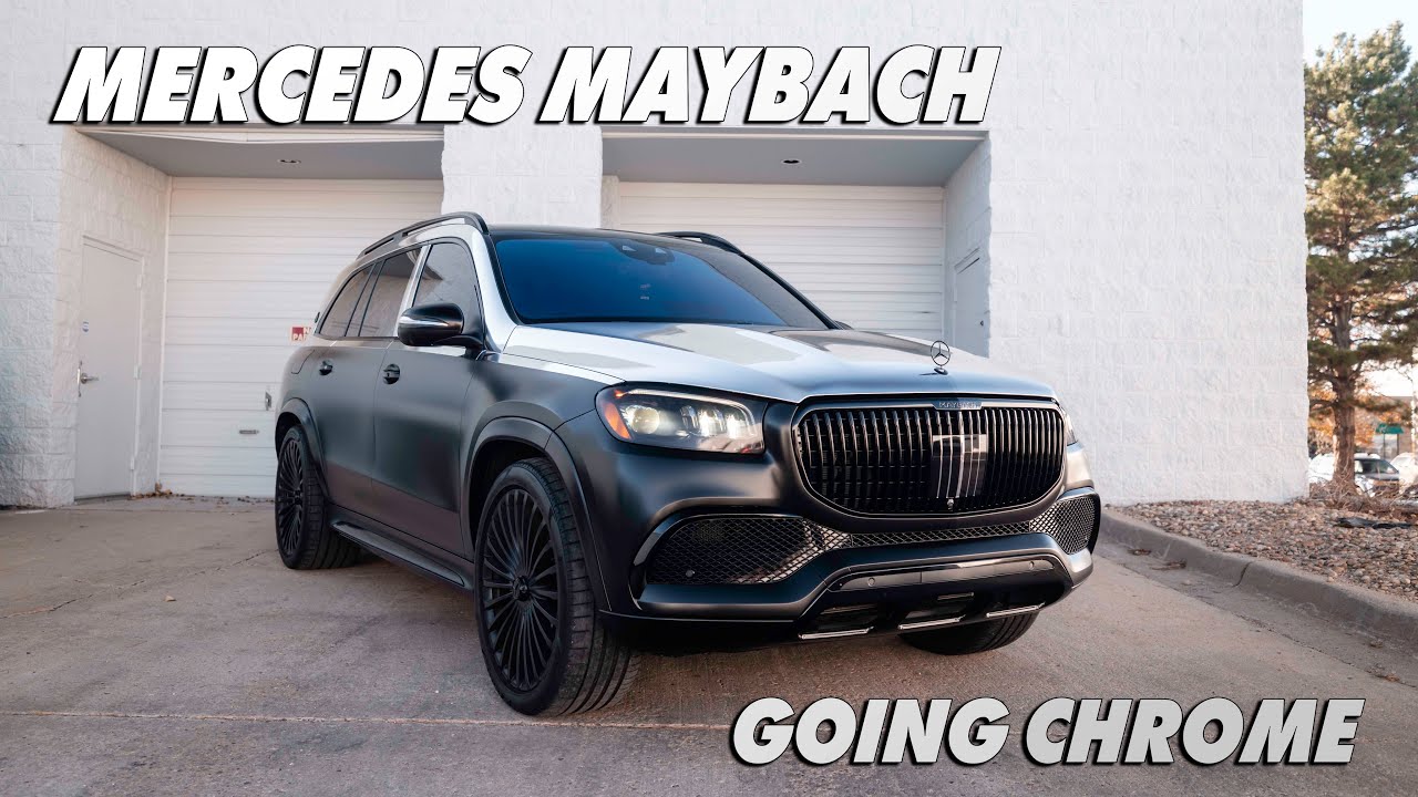 MERCEDES MAYBACH ROSE GOLD TO SILVER CHROME