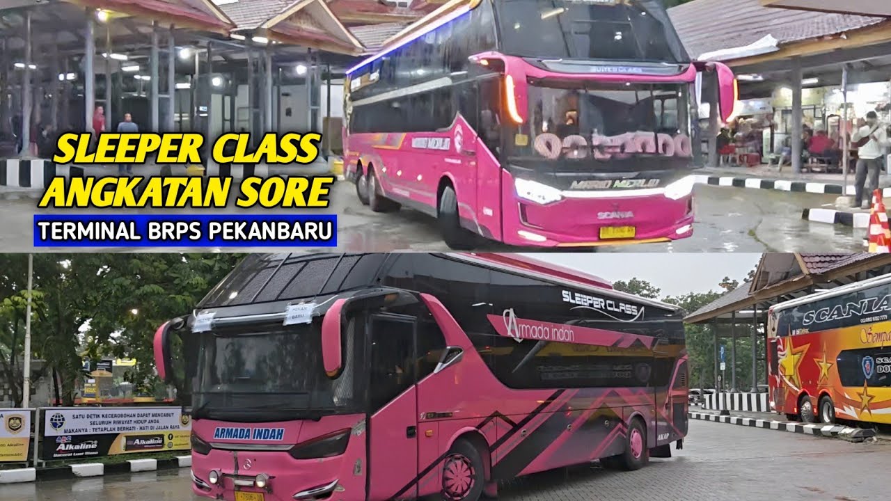 Sleeper Class Angkatan Sore ‼️Bus Armada Indah Kembali Line Pekanbaru Medan