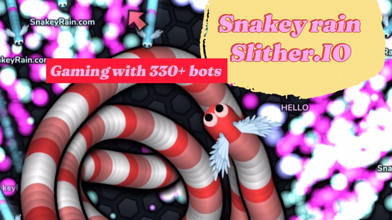 Snakey-Rain on Slither IO {2819} #slitherio