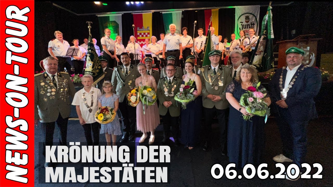Kr&ouml;nung der Majest&auml;ten 👑 Bergneustadt Sch&uuml;tzenfest 2022 Krawinkelsaal (Tonspur getauscht!)