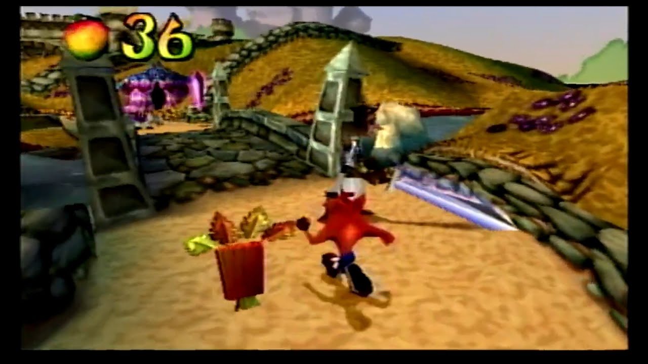 Crash Bandicoot: Warped -- Gameplay (PS1)