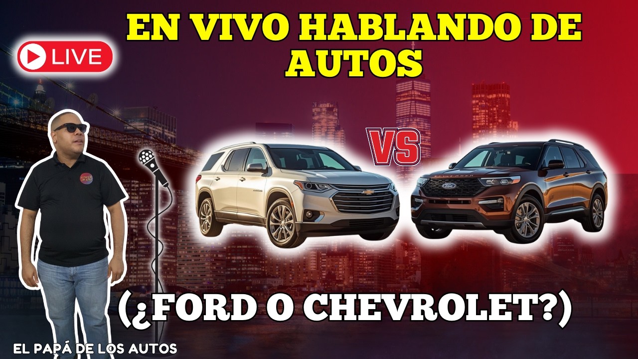EN VIVO: Batalla de marcas: Ford, Chevrolet, BMW, Mercedes, Honda y Toyota.