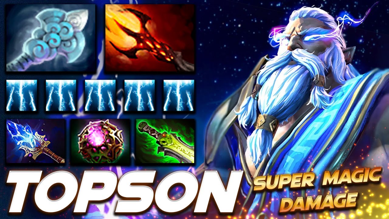Topson Zeus Super Magic Damage - Dota 2 Pro Gameplay [Watch & Learn]