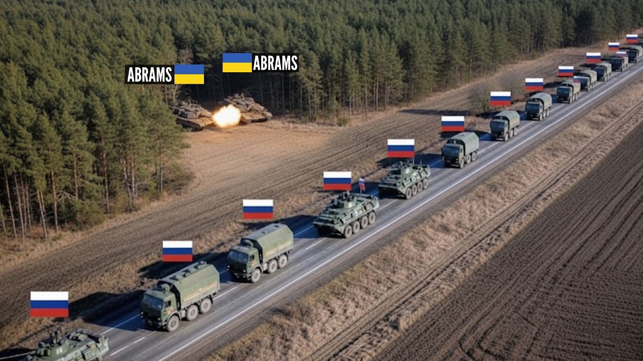 Two Abrams Waited for Russian Brigade-Then This Happens! @UNITED24media