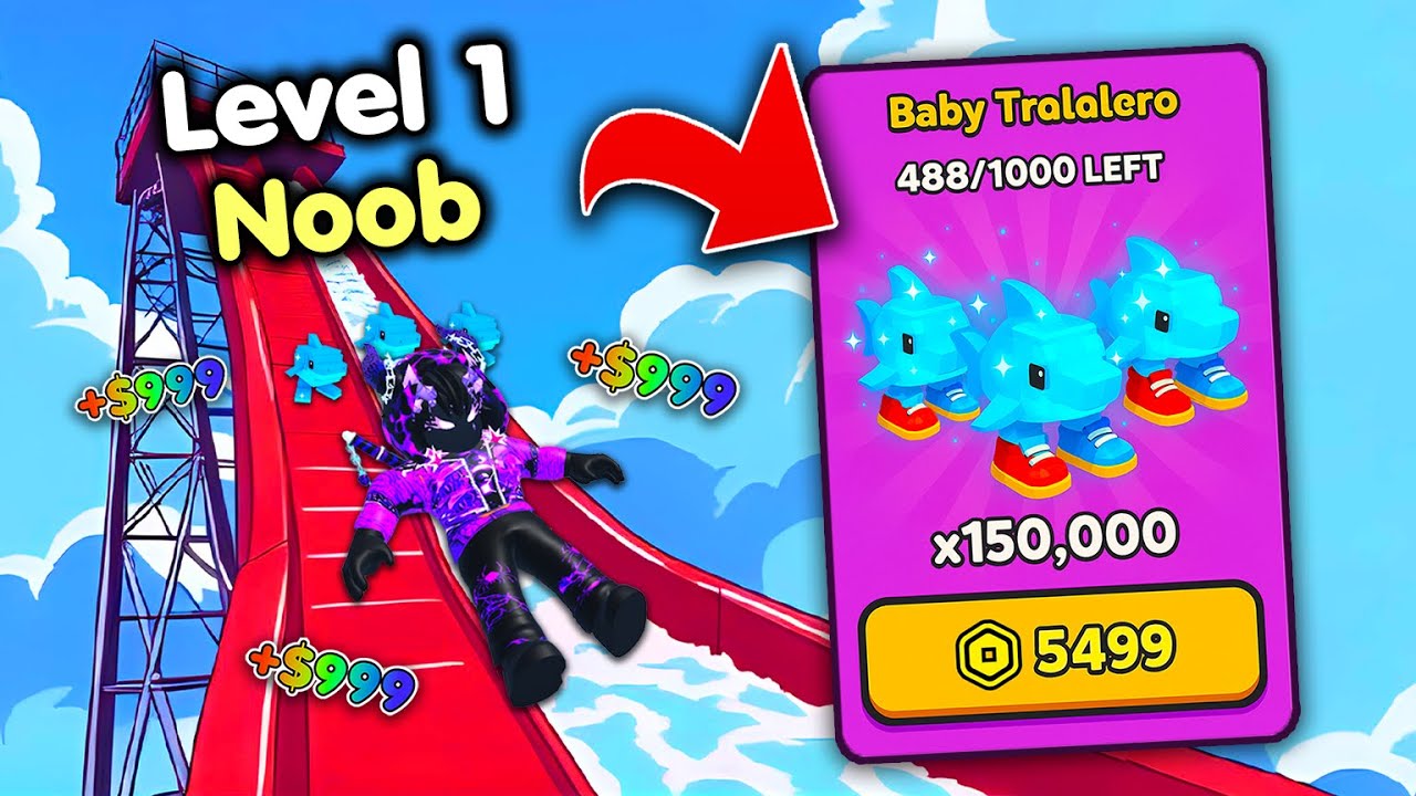 Starting Over as NOOB with BEST PET in Climb and Slide! (Roblox)