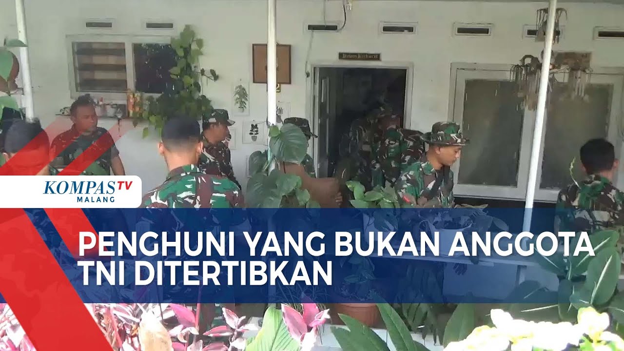 Penertiban Rumah Dinas TNI AD Oleh Korem 083 Malang