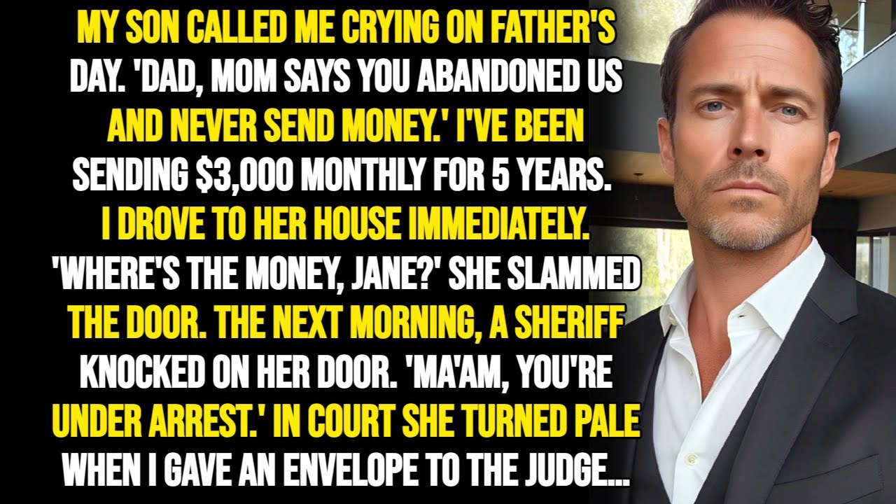 My Son Called Me Crying on Father's Day—I Discovered My Wife Stole $180,000 That Changed Everything