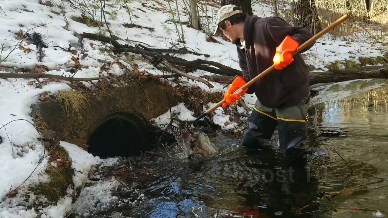 Huge Blockage Unclogging Culvert UNCUT