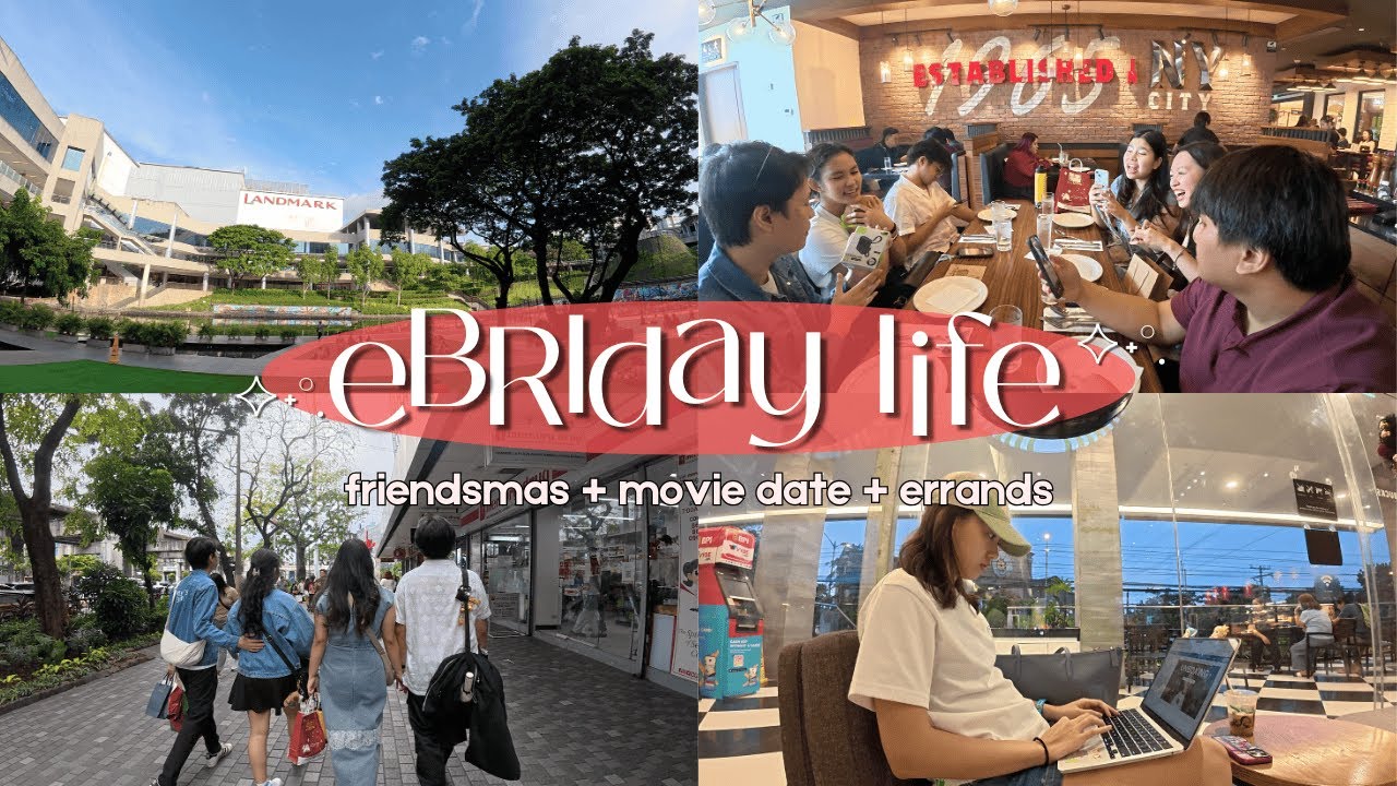 friendsmas vlog 💝 zootopia 2 movie date, running errands at festi 🍃