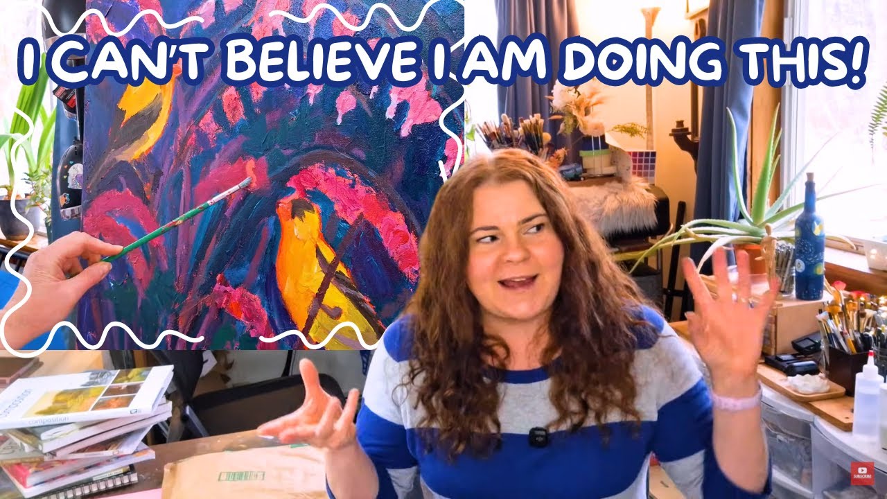 Facing My SCARIEST Art Fear! Art Studio Vlog + Watercolor Sketching and New Art Supplies!