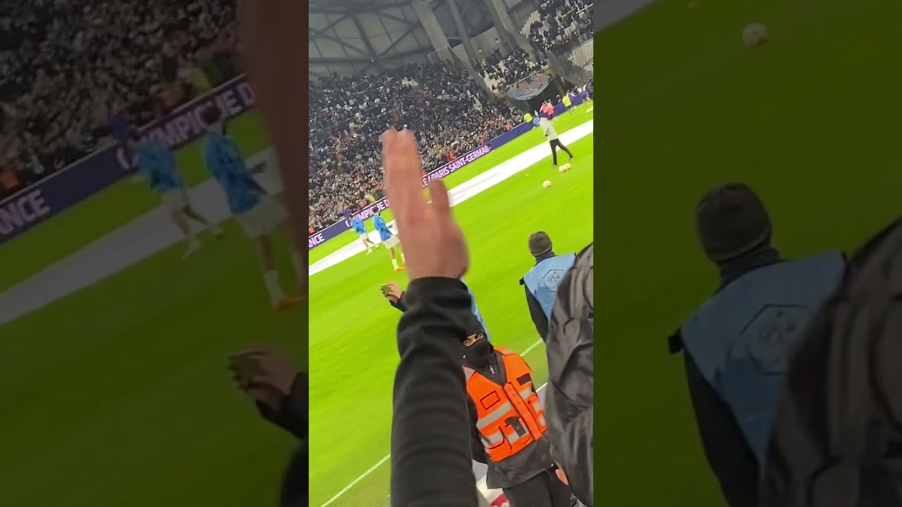 OM-PSG 08/02/2023 LA SORTIE DES JOUEURS DE L’OM A L’ÉCHAUFFEMENT