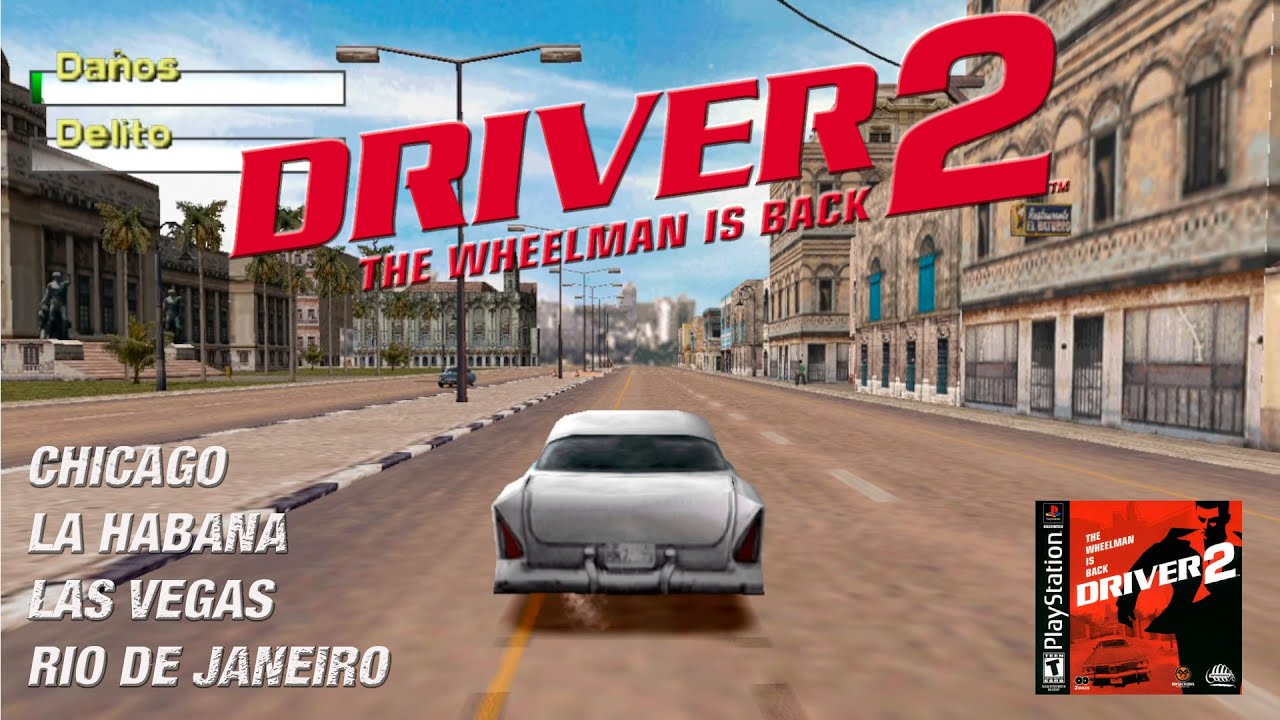 EL CHOFER ESTA DE VUELTA /CHICAGO DRIVER 2 / PS ONE GAMEPLAY EN ESPAÑOL