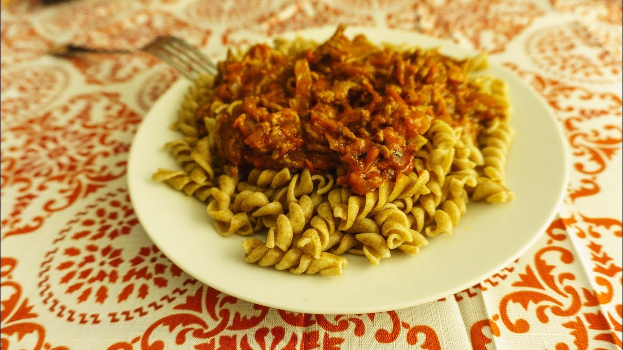 #96 Salsa Boloñesa con espirales- Recetas para ti