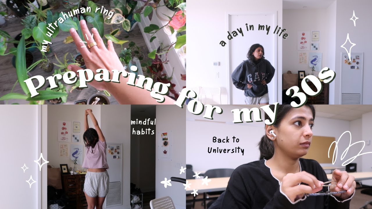 Day in my Life as a student mini vlog | Building Healthy Habits Before 30 |